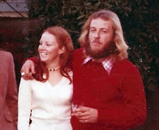 Sandy Allen and Rod Thornback vintage 1975